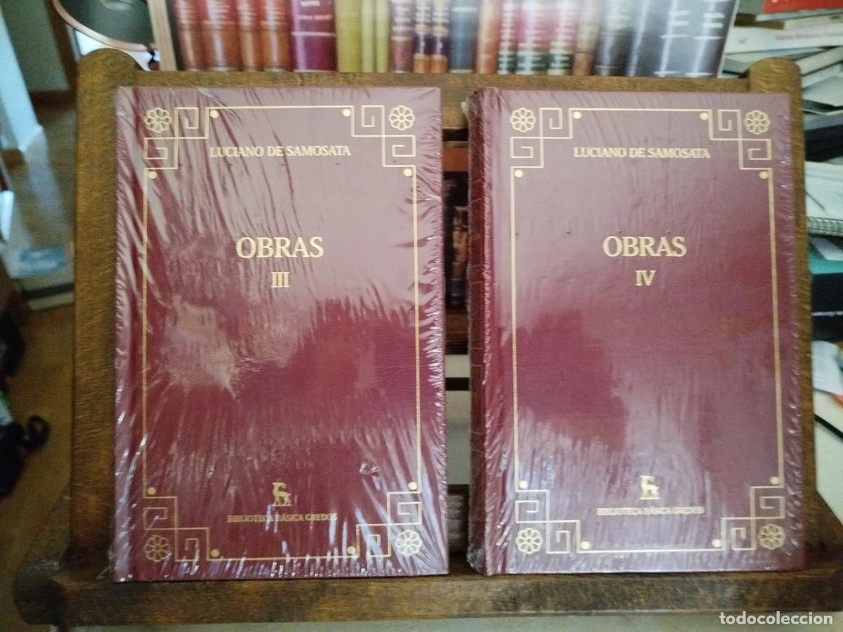 Libros: Obras (4 Vol.) - Luciano de Samosata. - Foto 4