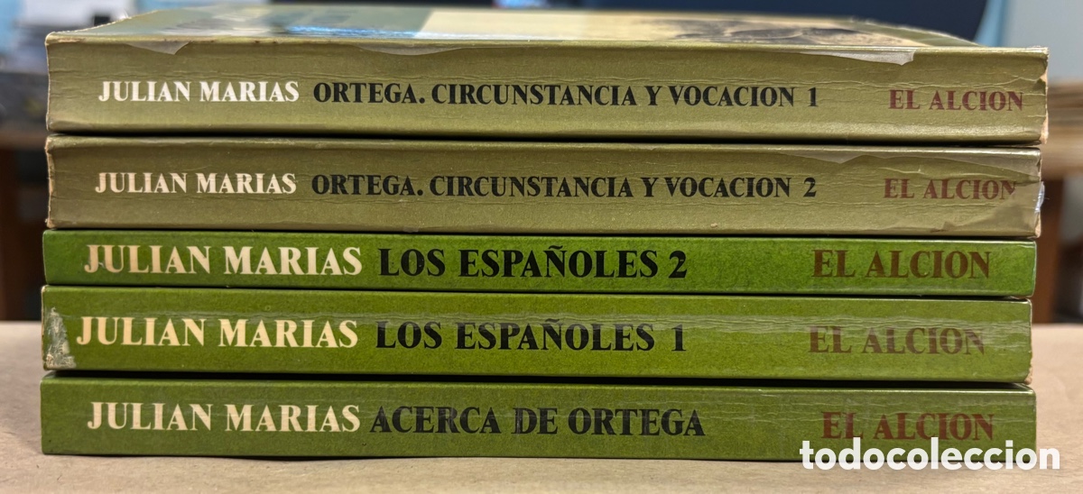 Libros: COLECCI&Oacute;N EL ALCI&Oacute;N EE OBRAS COMPLETAS DE JULI&Aacute;N MARIAS. 5 TOMOS. REVISTA DE OCCIDENTE.