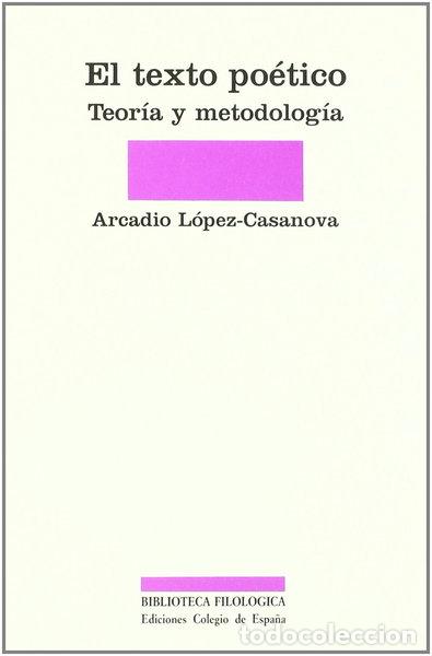 Libros: El texto po&eacute;tico- 9788486408350
