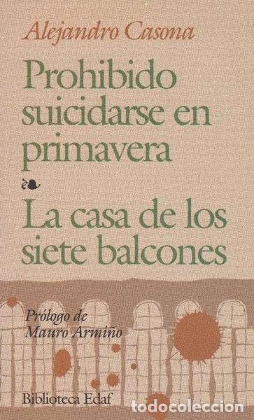 B&uuml;cher: Prohibido suicidarse en primavera- 9788476400067