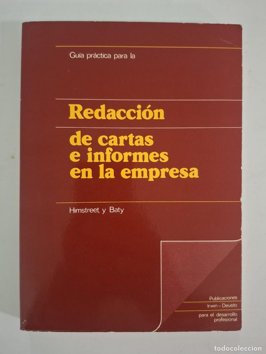 Libros: LIBRO REDACCION DE CARTAS E INFORMES EN LA EMPRESA