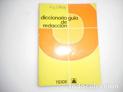 books: Diccionario gu&iacute;a de redacci&oacute;n- 9788430770915