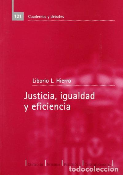 B&uuml;cher: Justicia, igualdad y eficiencia- 9788425911859