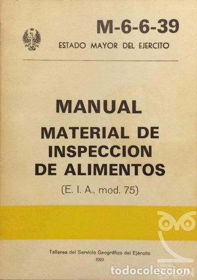 Livres: Manual Material de Inspecci&oacute;n de Alimentos- 9788450050554