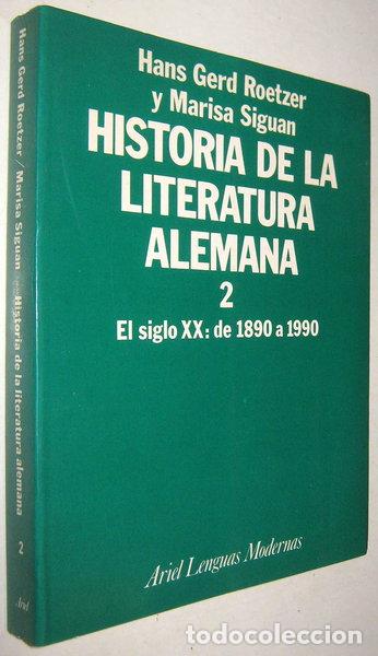 Libros: Historia de la Literatura Alemana 2- 9788434481107