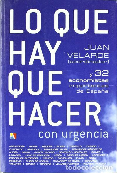 Libros: Lo que hay que hacer con urgencia- 9788497391153