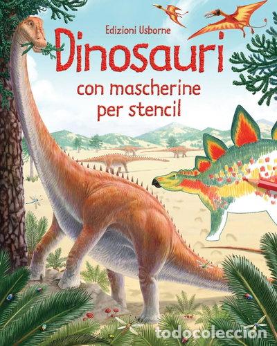 Livres: Dinosauri. Con mascherine per stencil- 9780746073001