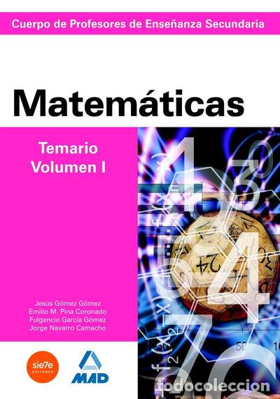 Libri di seconda mano: Matem&aacute;ticas. Temario. Volumen I- 9788466579292