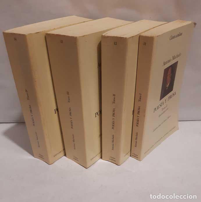 Libros: POES&Iacute;A Y PROSA (4 TOMOS) - MACHADO, ANTONIO - Foto 1