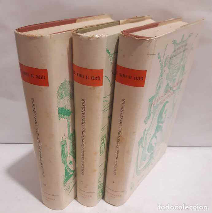 Livres: ESTUDIOS SOBRE ESCRITORES MONTA&Ntilde;ESES. RUTAS LITERARIAS DE LA MONTA&Ntilde;A (3 TOMOS)JOS&Eacute; MAR&Iacute;A COSS&Iacute;O 1973
