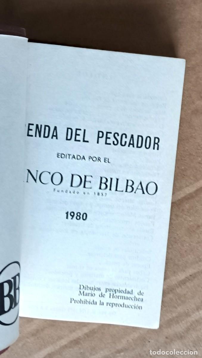 Livres: AGENDA DEL PESCADOR - Edt. Banco de Bilbao 1980