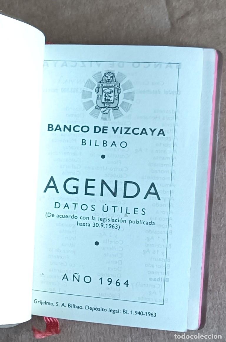 books: Agenda Banco de Vizcaya 1964