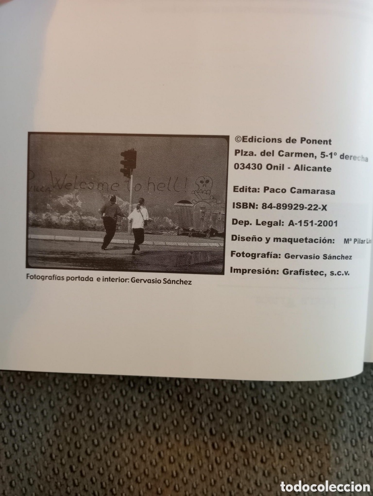 Libros: Wellcome to hell / Alfonso Marco. - Foto 3