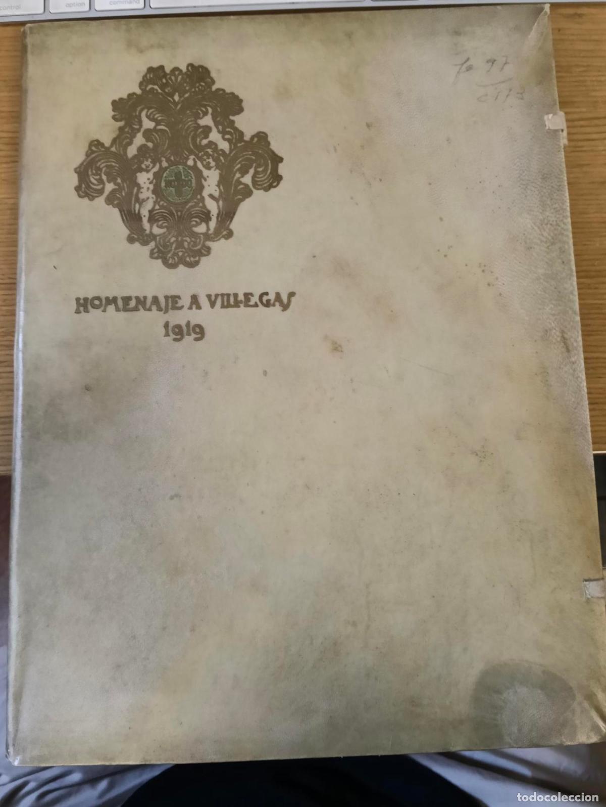 Libri di seconda mano: Homenaje a Villegas. Madrid 1919 - NO CONSTA AUTOR