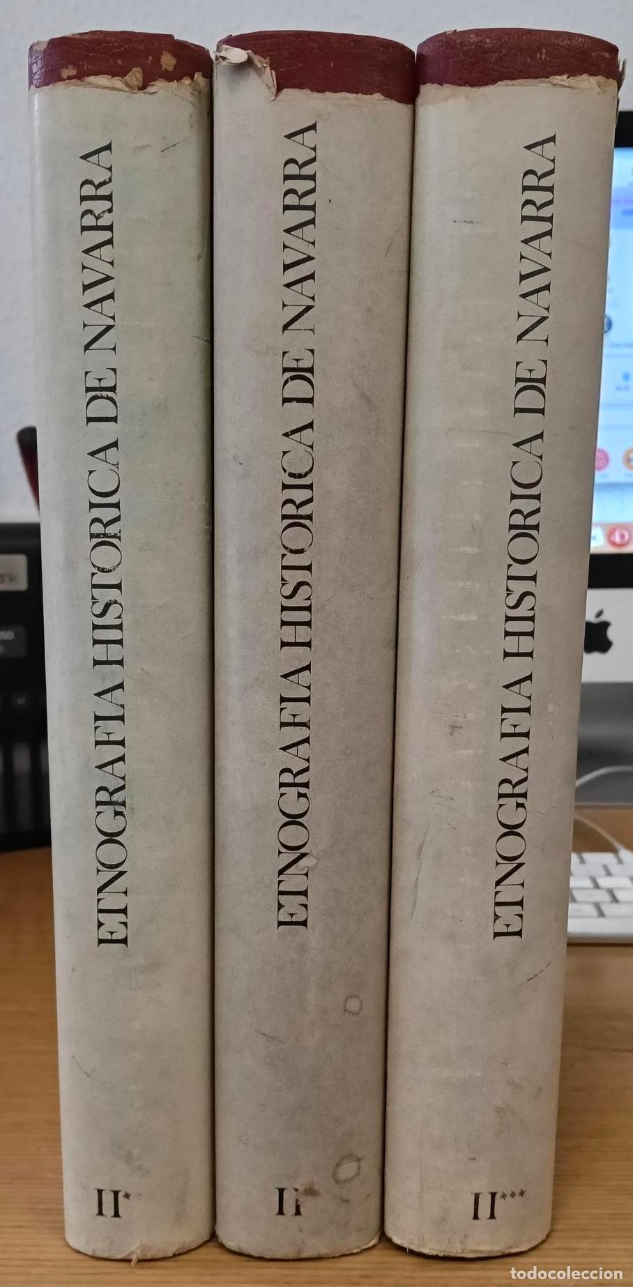 B&uuml;cher: Etnograf&iacute;a Historica de Navarra. Volumen segundo (1, 2 y 3) - NO CONSTA AUTOR