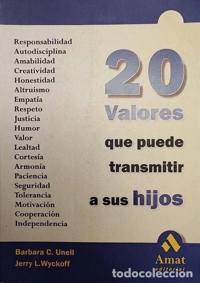 Libros: 20 valores que puede transmitir a sus hijos- 9788480884501