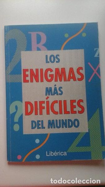 Libros: Los enigmas m&aacute;s dif&iacute;ciles del mundo- 9788446304869