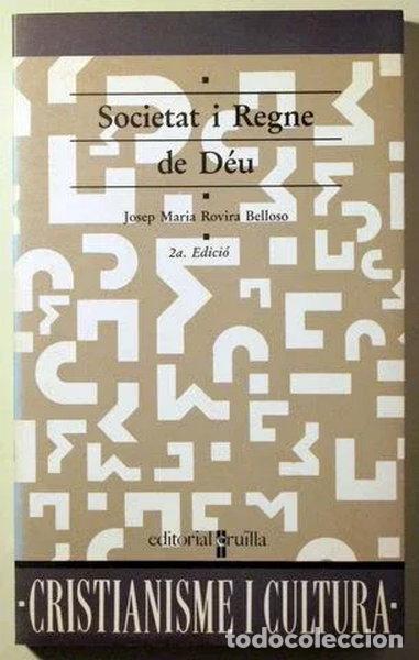 Libros: Societat i Regne de D&eacute;u- 9788476295908