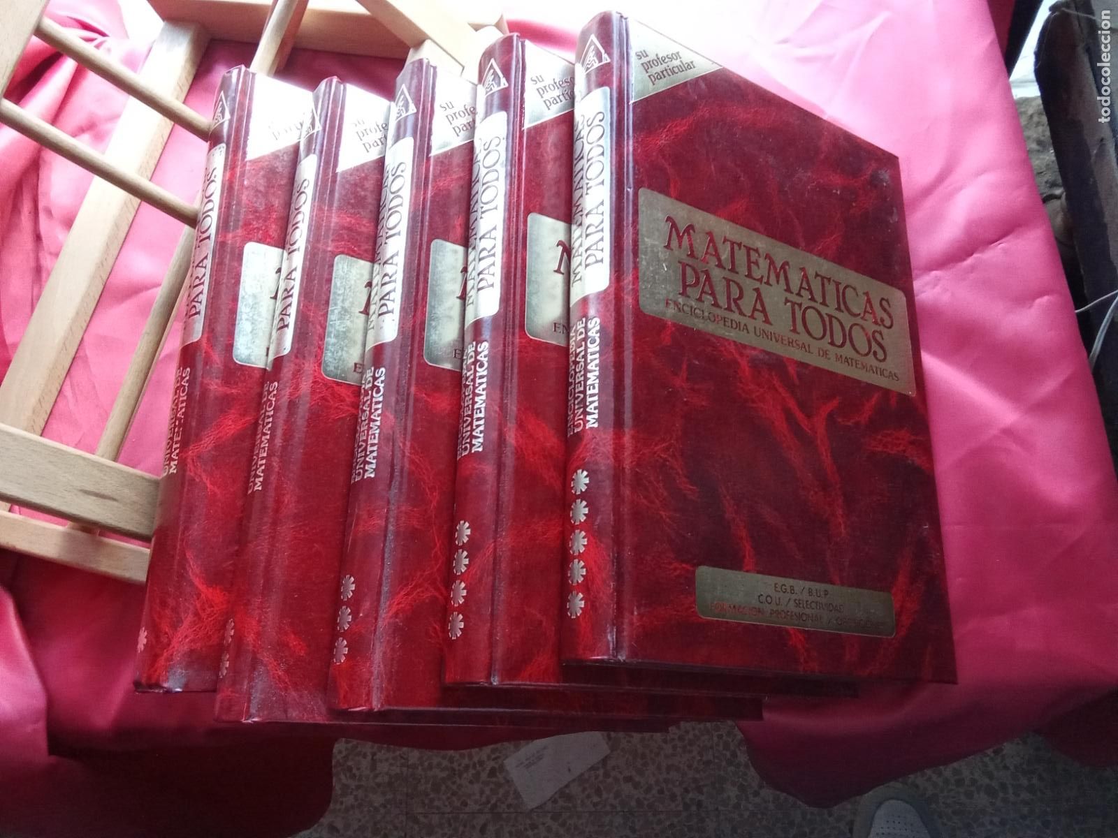 Libros: Matem&aacute;ticas para todos. (5 tomos) Art.548-1538