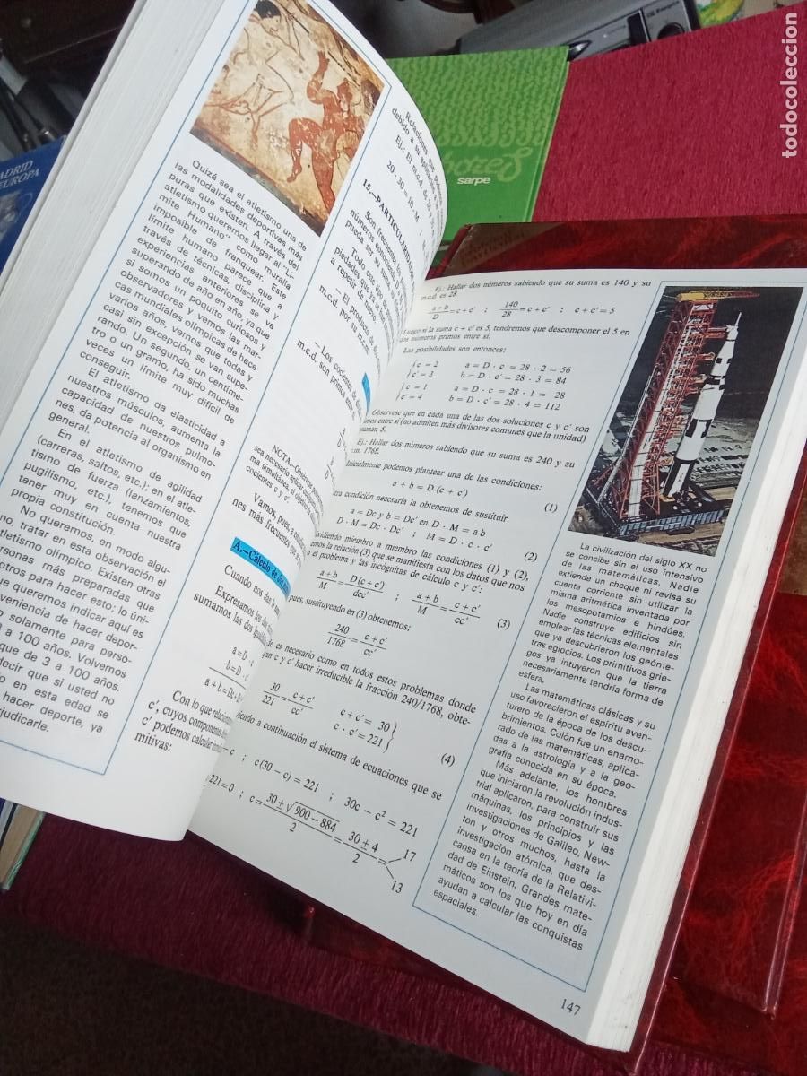 Libros: Matem&aacute;ticas para todos. (5 tomos) Art.548-1538 - Foto 3
