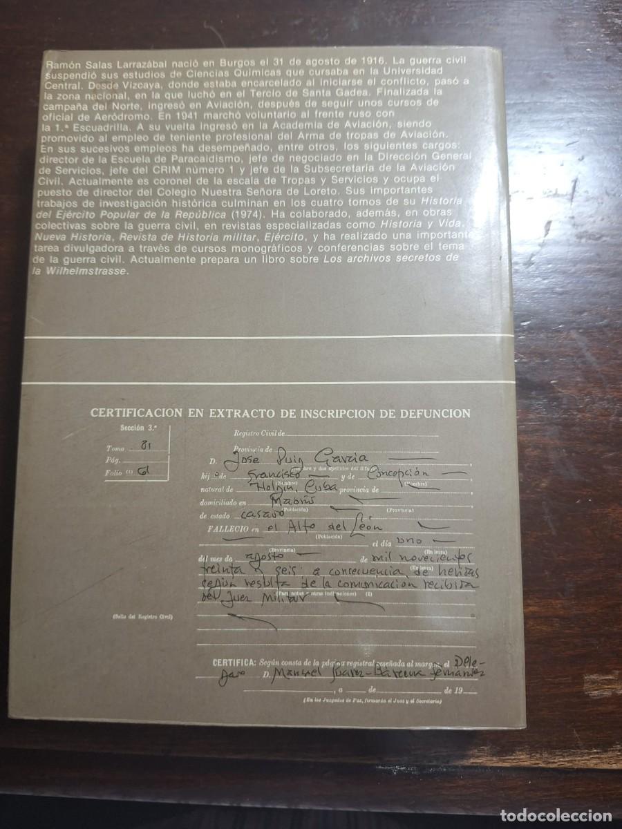 Libros: SALAS LARRAZ&Aacute;BAL, Ram&oacute;n: - P&eacute;rdidas de la Guerra. - Foto 2