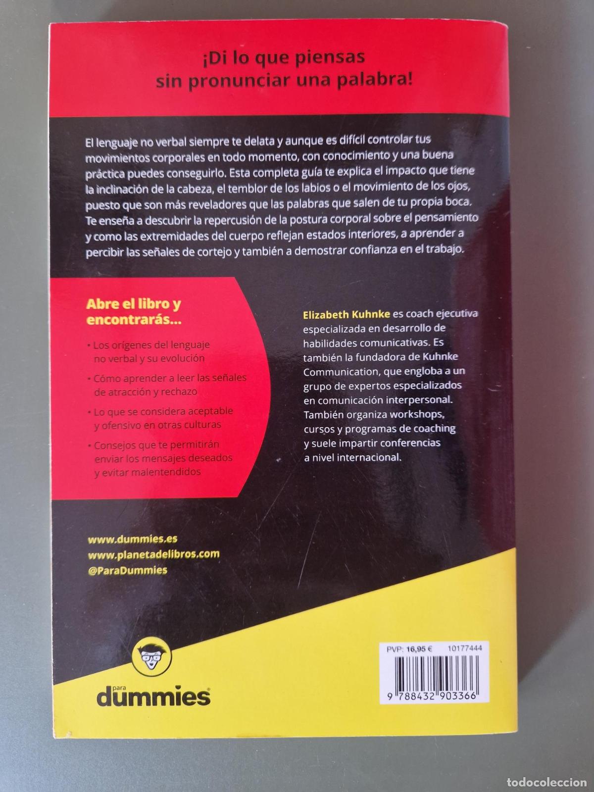 Libros: Lenguaje no verbal para Dummies - Elizabeth Kuhnke - Foto 3
