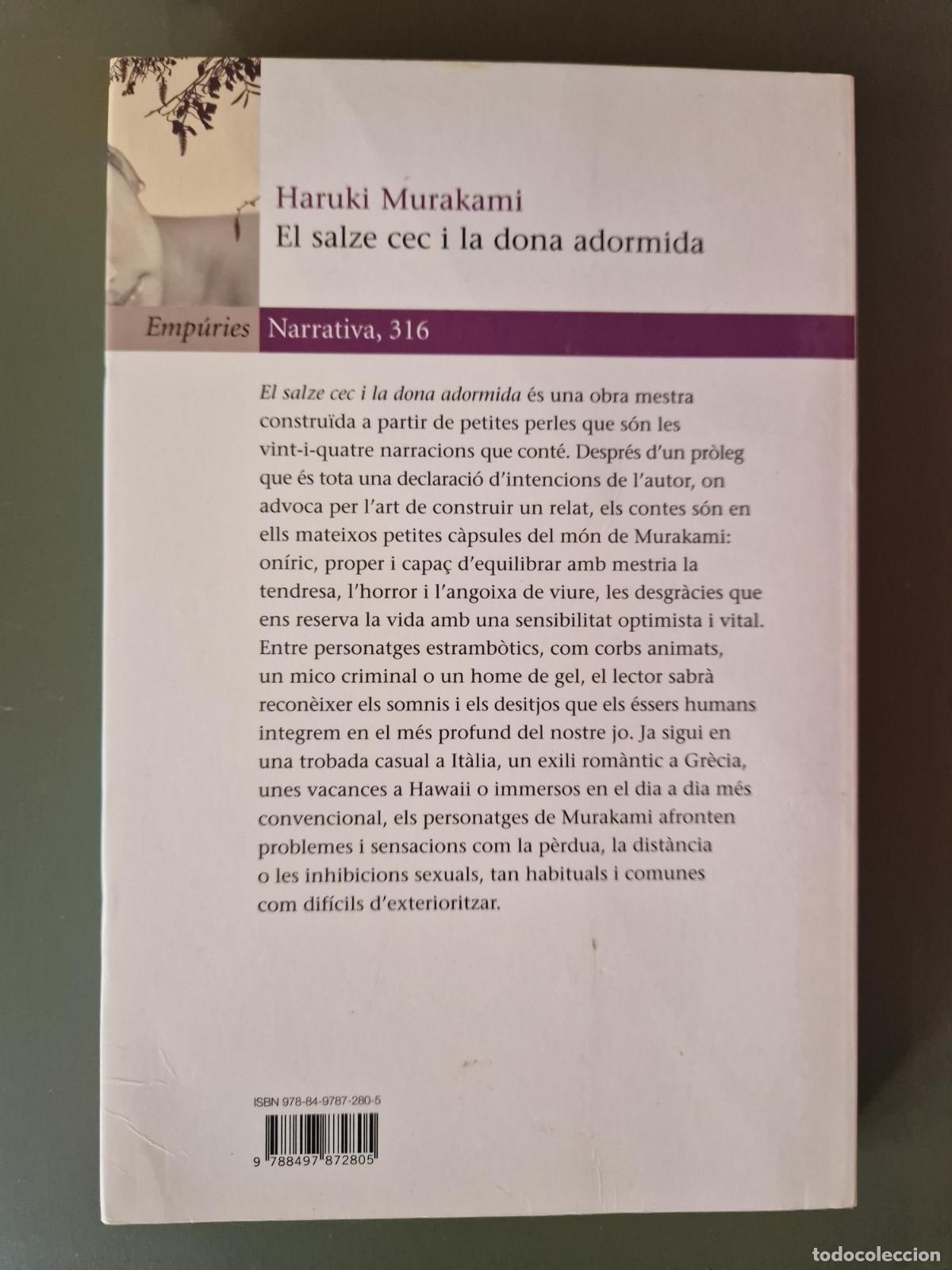 Libros: El salze cec i la dona adormida - Haruki Murakami - Foto 3