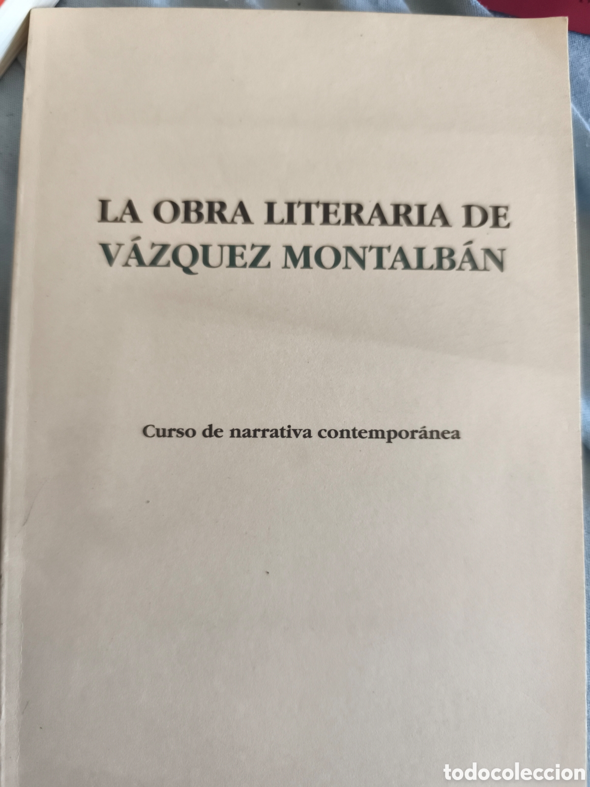 Libros: La obra literaria de V&aacute;zquez Montalb&aacute;n.