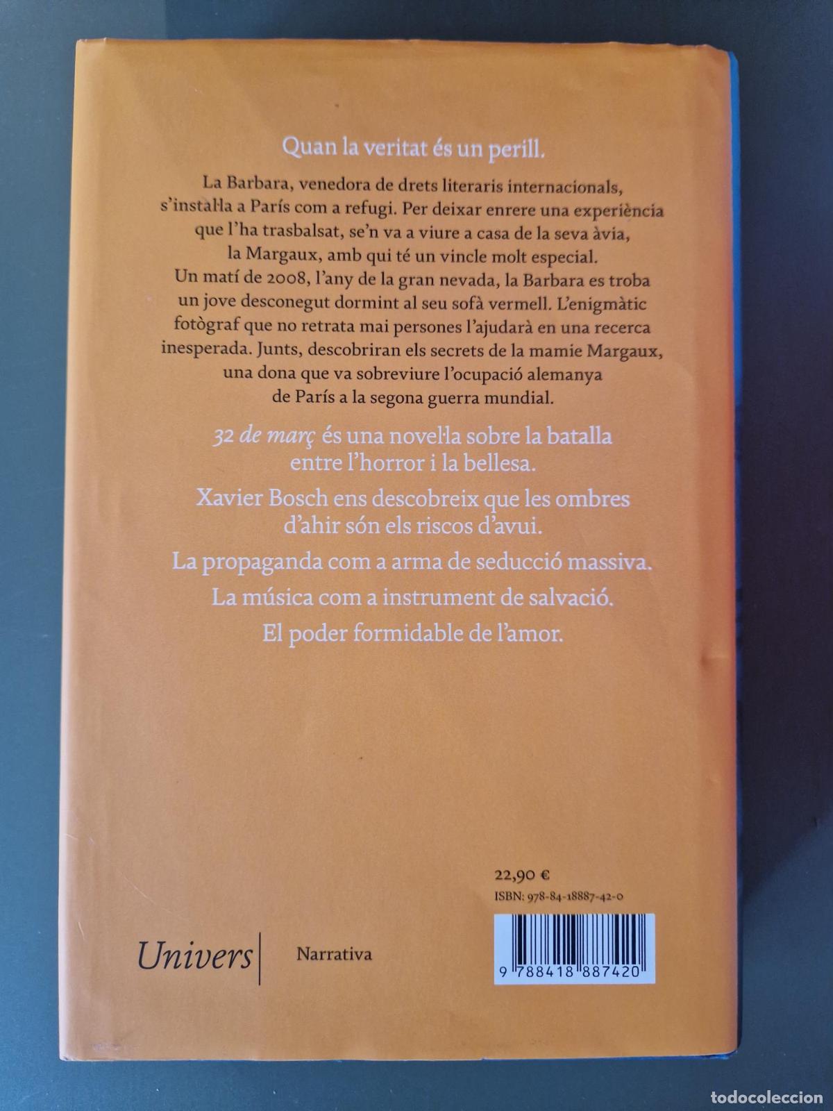 Libros: 32 de mar&ccedil; - XAVIER BOSCH SANCHO - Foto 3