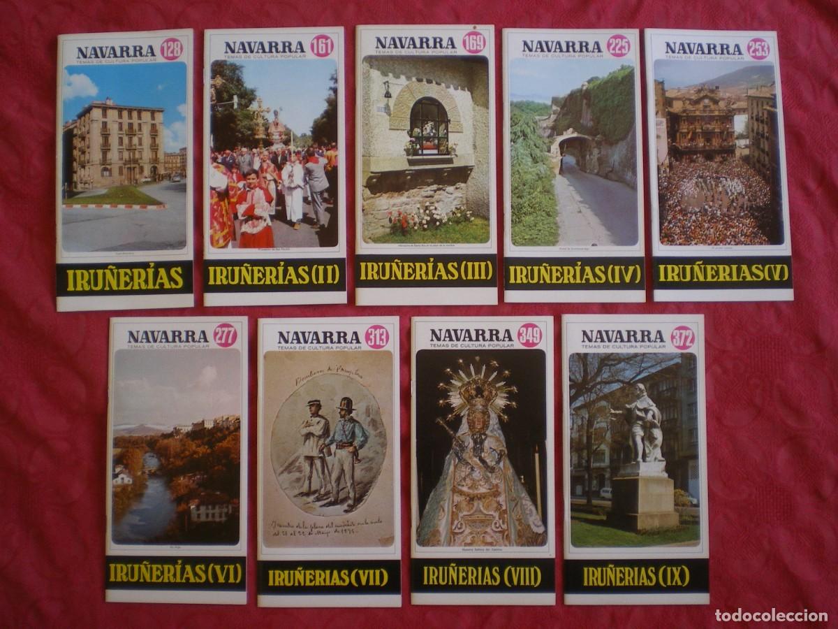Libros: NAVARRA TEMAS DE CULTURA POPULAR. IRU&Ntilde;ER&Iacute;AS. IGNACIO BALEZTENA. OBRA COMPLETA 9 N&Uacute;MEROS.