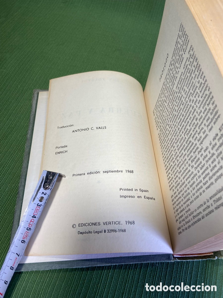 Libros: Guerra y paz. Leon Tolstoi, primera edici&oacute;n 1968. - Foto 7
