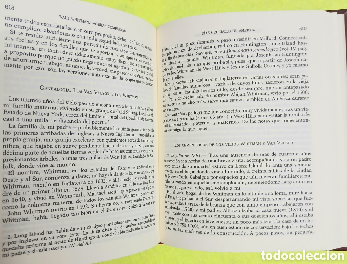 Libros: Walt Whitman obras completas - Foto 5