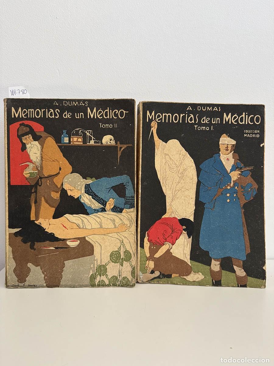 Libros: DUMAS, Alejandro. - Memorias de un M&eacute;dico. 2 tomos. - Foto 1