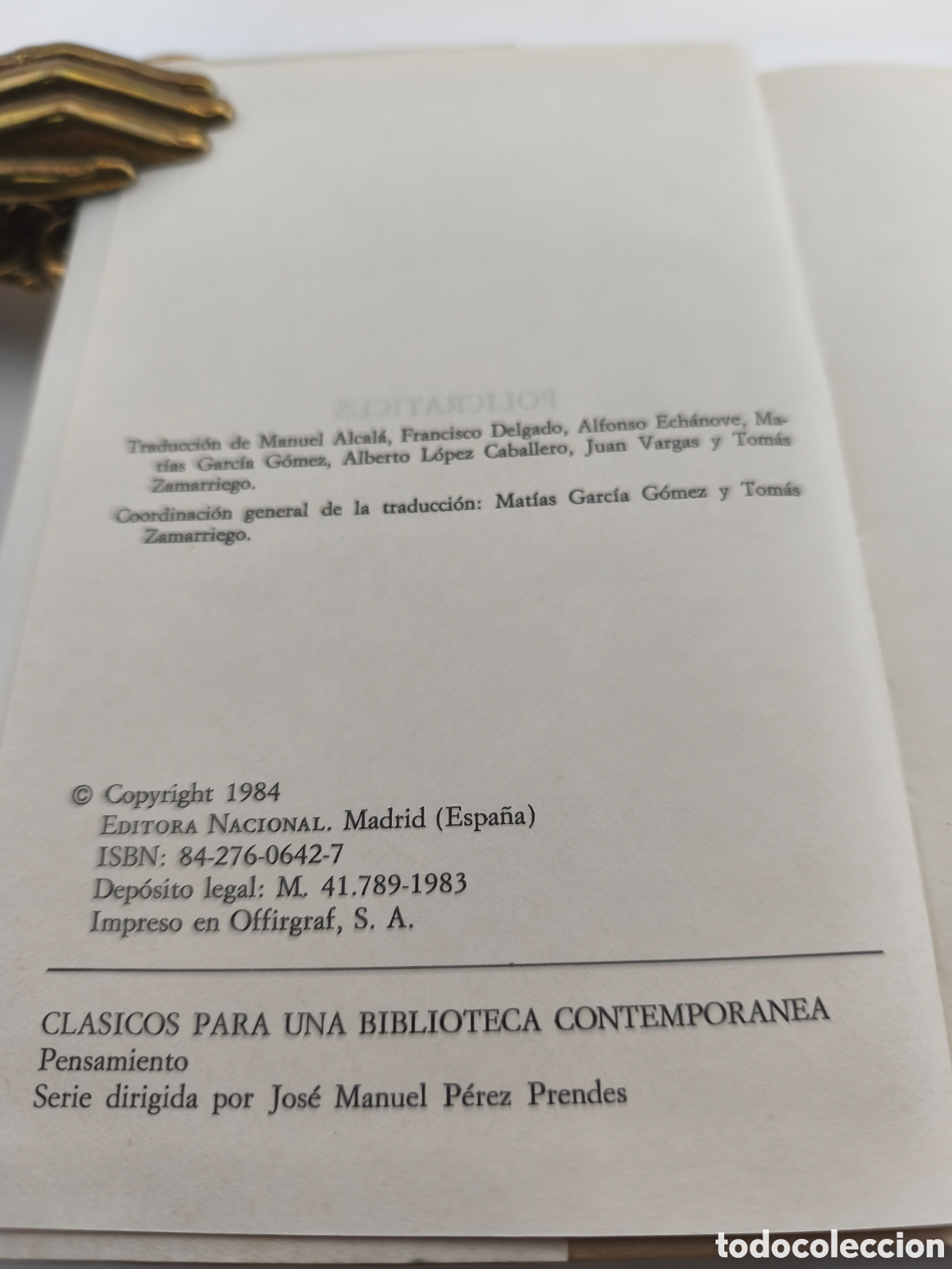 Libros: POLICRATICUS - JUAN DE SALISBURY - Foto 4