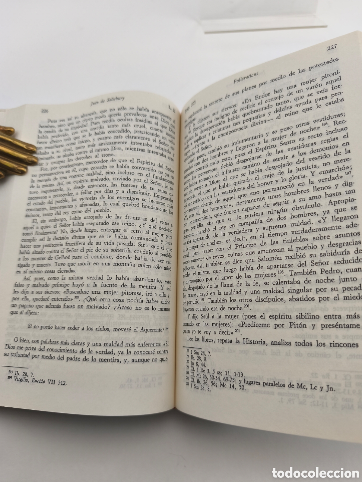 Libros: POLICRATICUS - JUAN DE SALISBURY - Foto 6