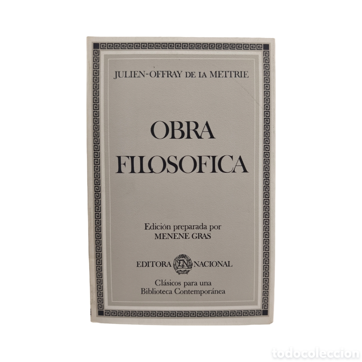 Libri di seconda mano: OBRA FILOS&Oacute;FICA - JULIEN-OFFRAY DE LA METTRIE