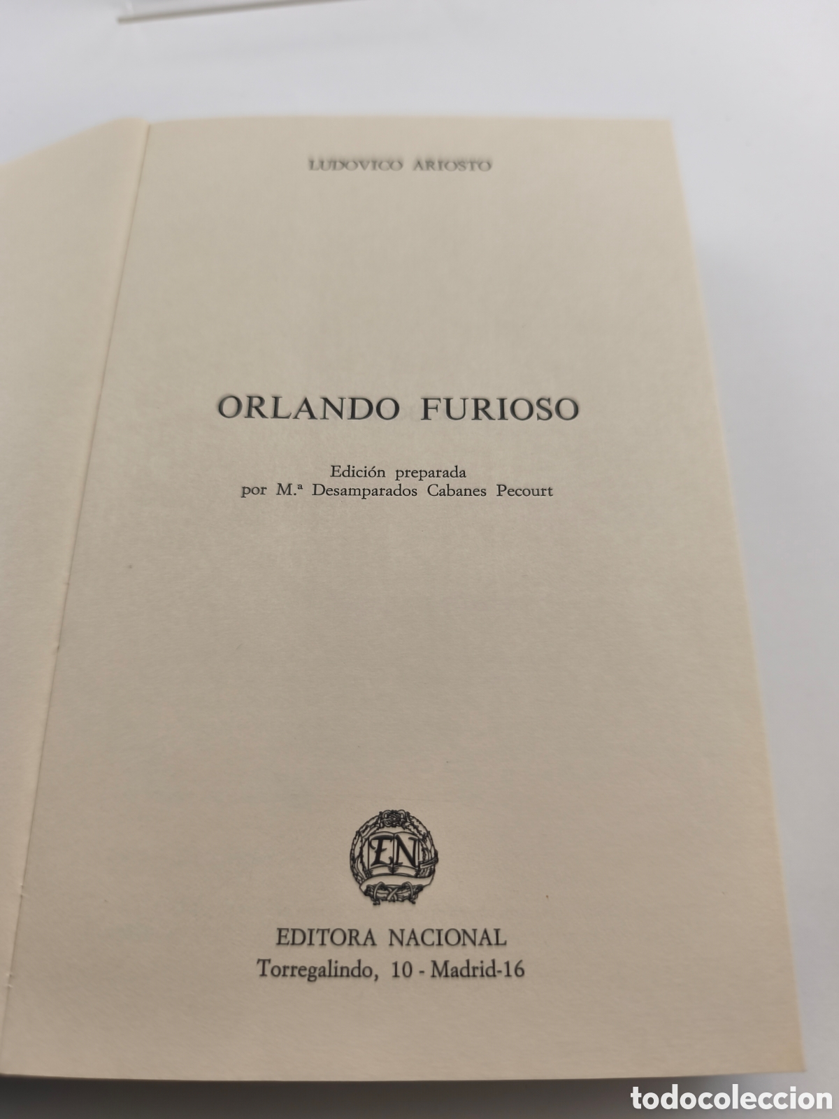 Libros: ORLANDO FURIOSO - LUDOVICO ARIOSTO - Foto 3