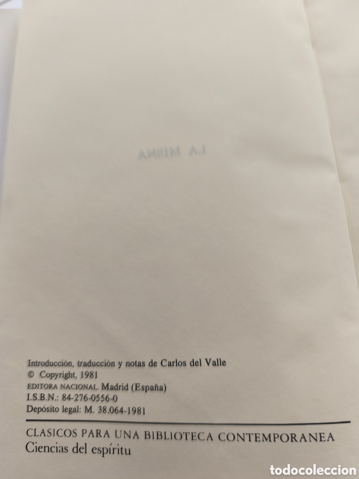 Libros: LA MISN&Aacute; - CARLOS DEL VALLE - Foto 4