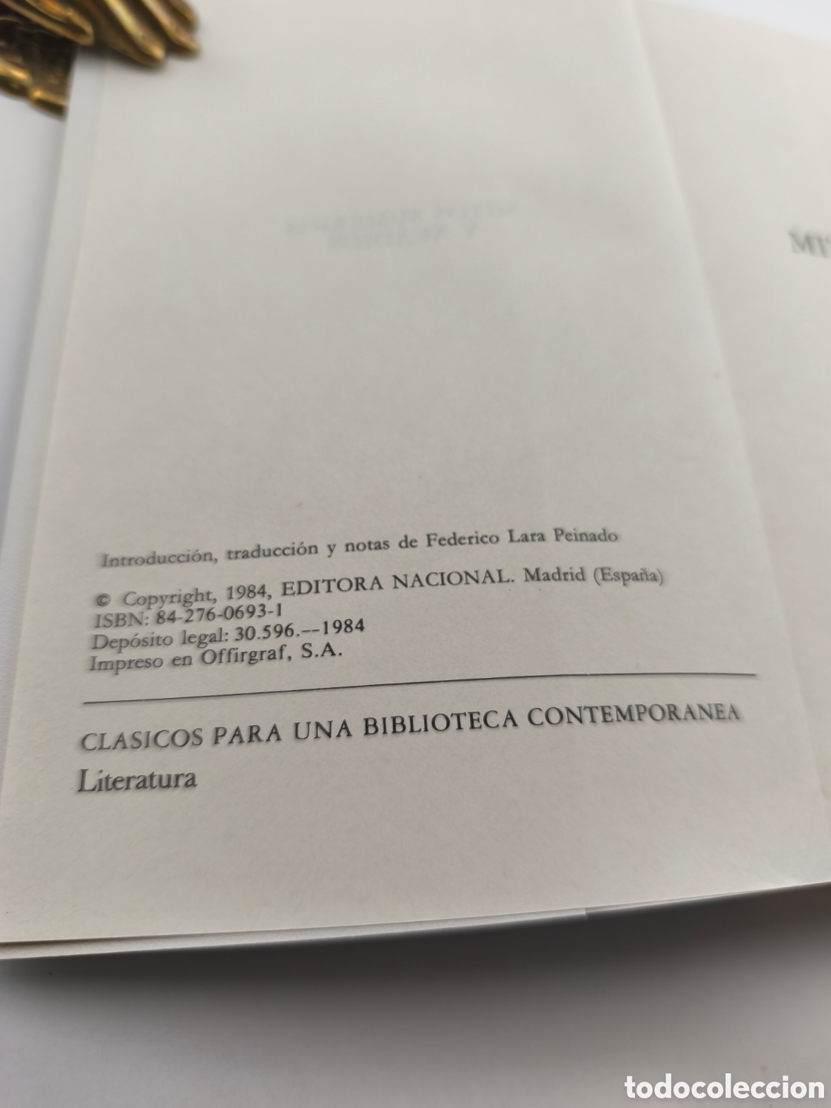 Libros: MITOS SUMERIOS Y ACADIOS - FEDERICO LARA PEINADO - Foto 4