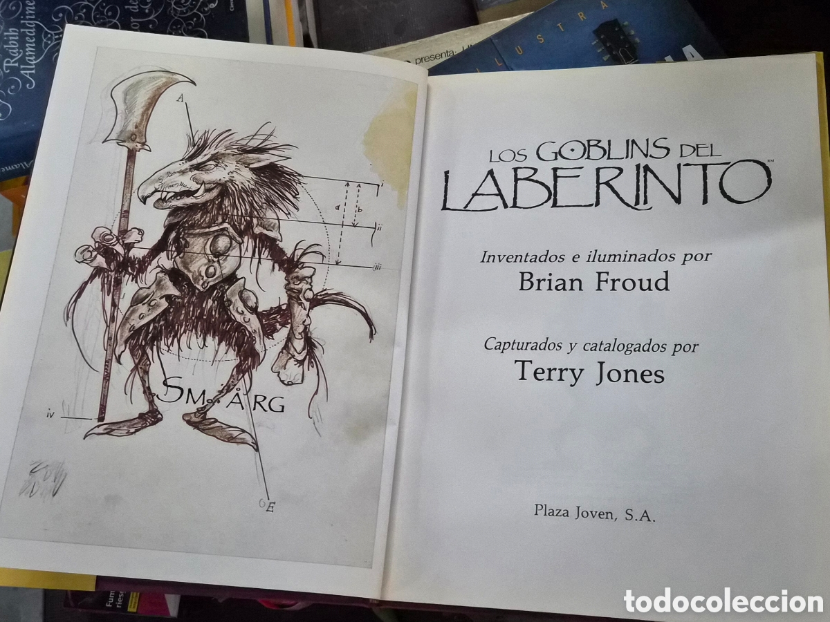 Libros: LOS GOBLINS DEL LABERINTO.- BRIAN FROUD & TERRY JONES - Foto 2