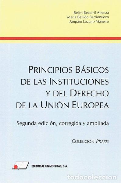 Libros: Principios B&aacute;sicos de las Instituciones y del Derecho de la U.E.- 9788479914431