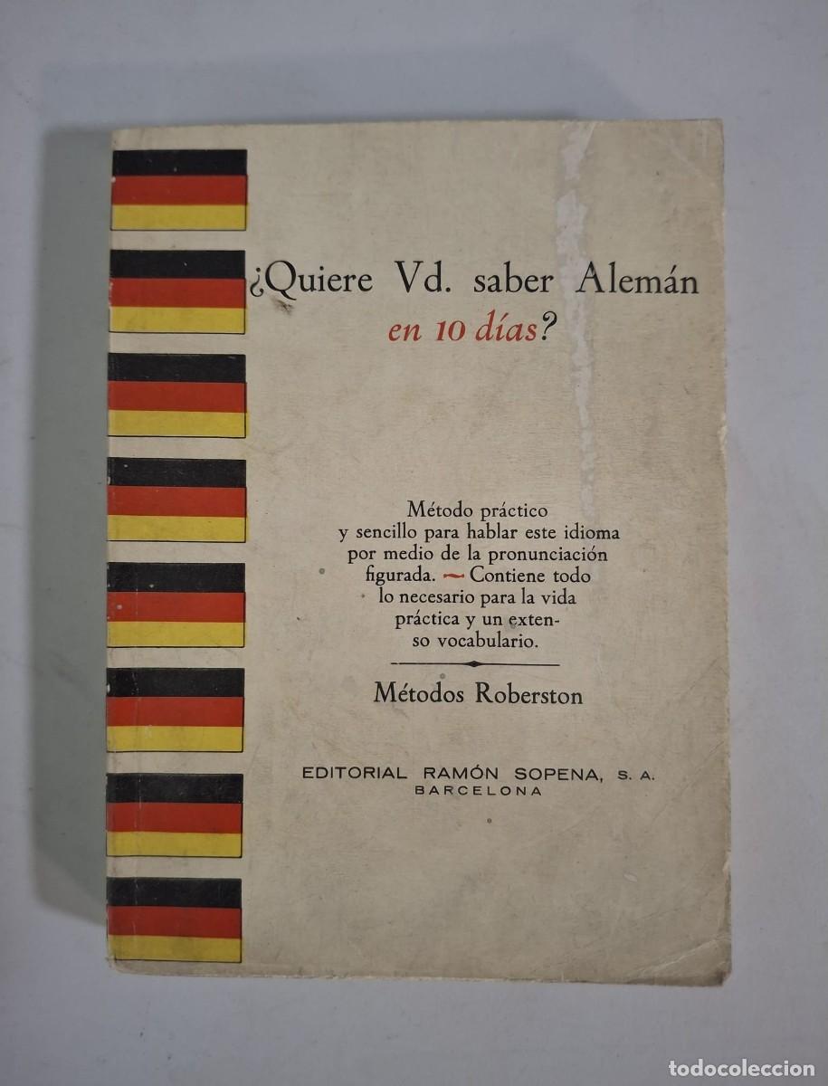 Libros: LIBRO QUIERE USTED SABER ALEMAN EN 10 D&Iacute;AS - Foto 1