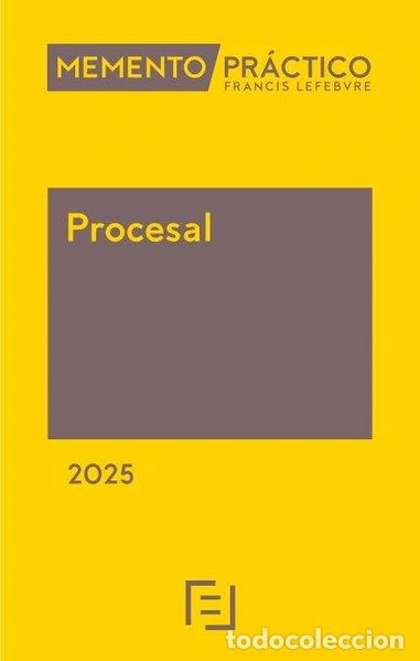 Livres: Memento pr&aacute;ctico procesal 2025- 9788410431645