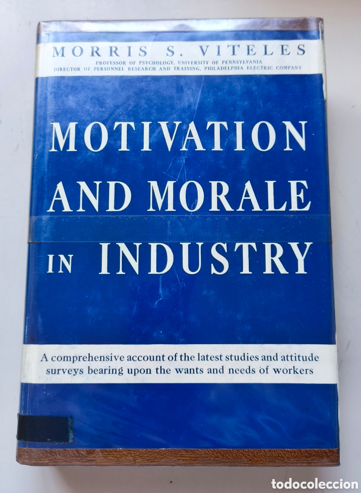B&uuml;cher: Motivaci&oacute;n y moral en la industria. (Tapa dura)