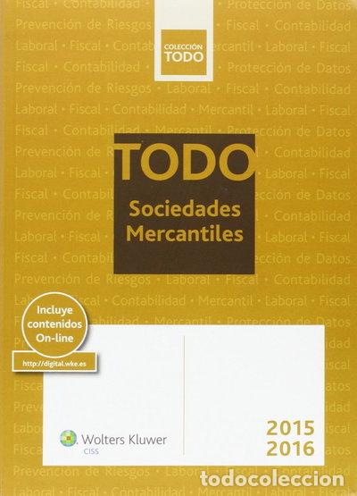 Libros: Todo sociedades mercantiles 2015-2016- 9788499546667