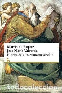 B&uuml;cher: Historia de la literatura universal 1- 9788424928759