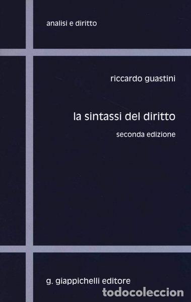 B&uuml;cher: La sintassi del diritto- 9788834875001