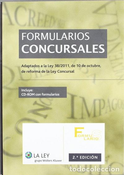 B&uuml;cher: Formularios concursales- 9788490200001