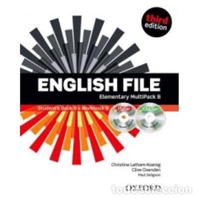 books: English File 3rd Edition Elementary. MultiPack B with iTutor and iChecker- 9780194598675