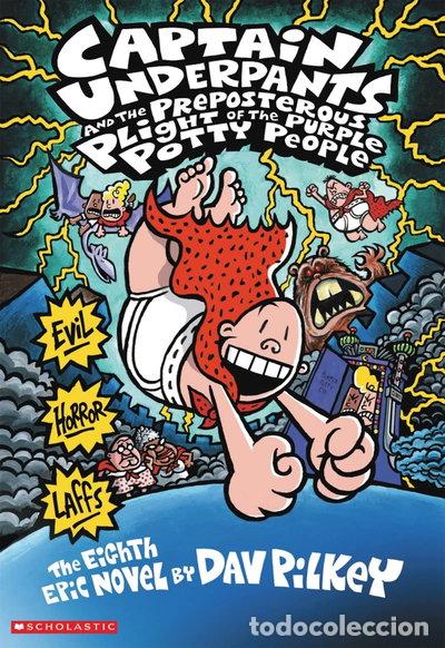 Libros: Captain Underpants and the Preposterous Plight of the Purple Potty People- 9781407103600